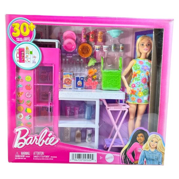 Mattel Barbie Ultimate Dream Pantry Kitchen Playset 30+ Accessories & Doll #1 - Picture 1 of 5